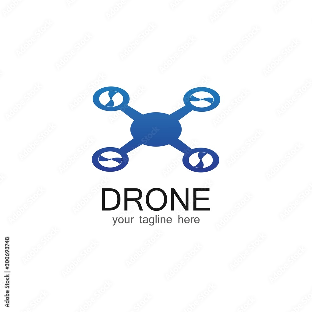 Drone Logo Template Design Vector, Emblem, Design Concept, Creative symbol, Icon Drone Logo Template Design Vector, Emblem, Design Concept, Creative symbol, Icon