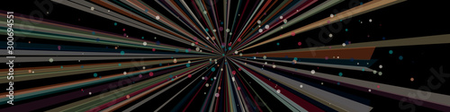 Colorful Lines Random Distribution Computational Generative Art background illustration