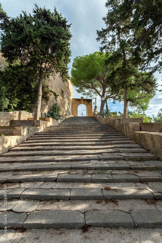 Steps at Santuari de Sant Salvador