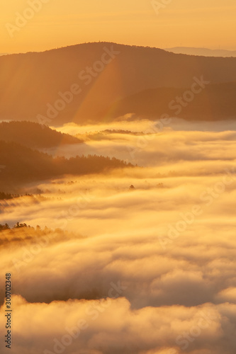 Vermont Mountain Landscape in Autumn