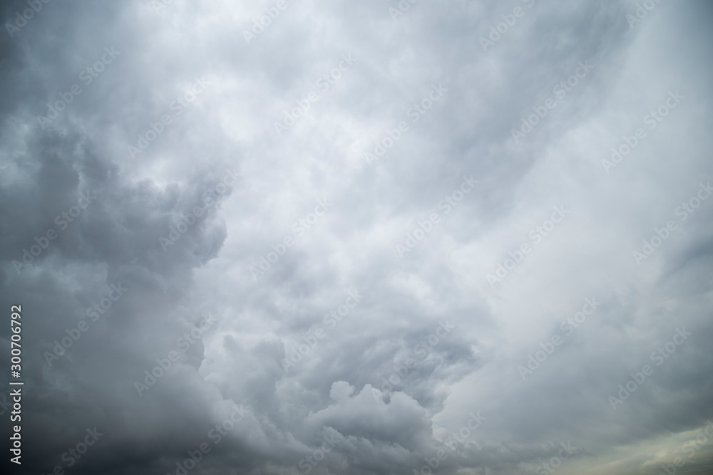 Wave-shaped clouds before a storm. Wave-shaped clouds before a storm.