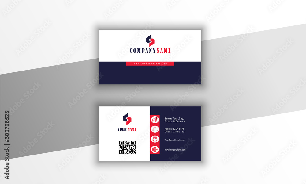 white dark blue business card white dark blue business card