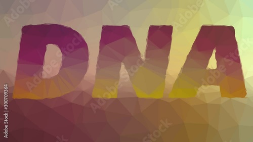 DNA fade interesting tessellating looping moving polygons