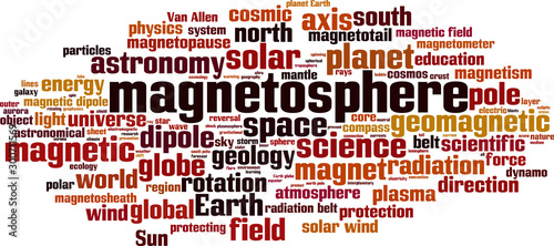 Magnetosphere word cloud