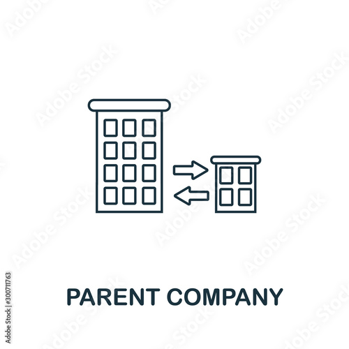 Parent Company icon outline style. Thin line creative Parent Company icon for logo, graphic design and more