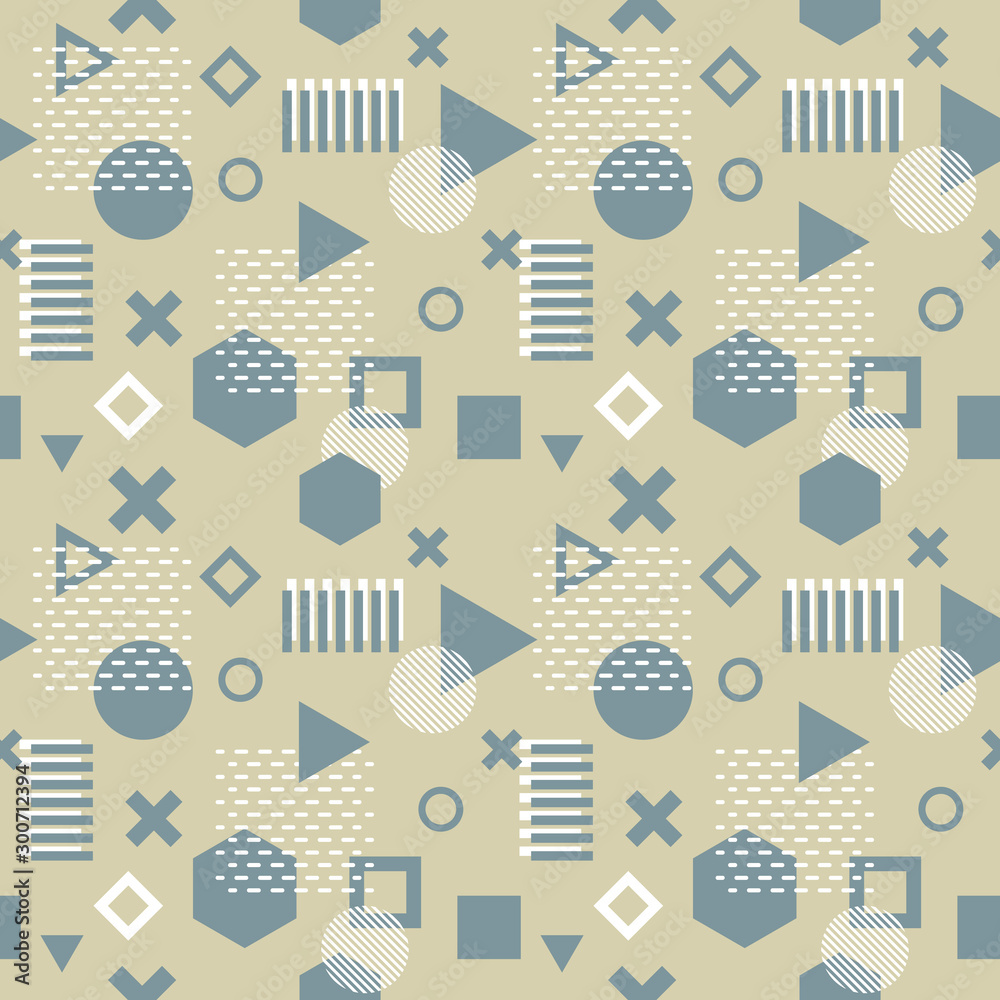 Trendy memphis cards. Abstract seamless pattern. Retro style texture, pattern and geometric elements. Trendy memphis cards. Abstract seamless pattern. Retro style texture, pattern and geometric elements.