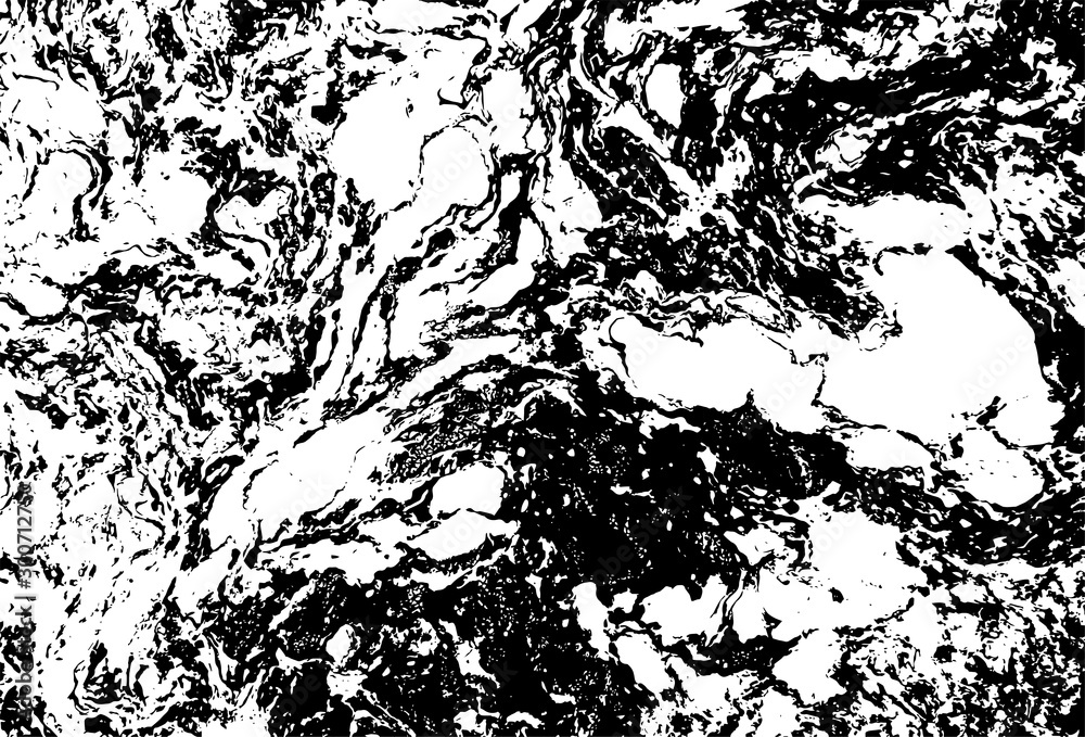 Naklejka premium Mixture of acrylic paints. Liquid marble texture. Fluid art.