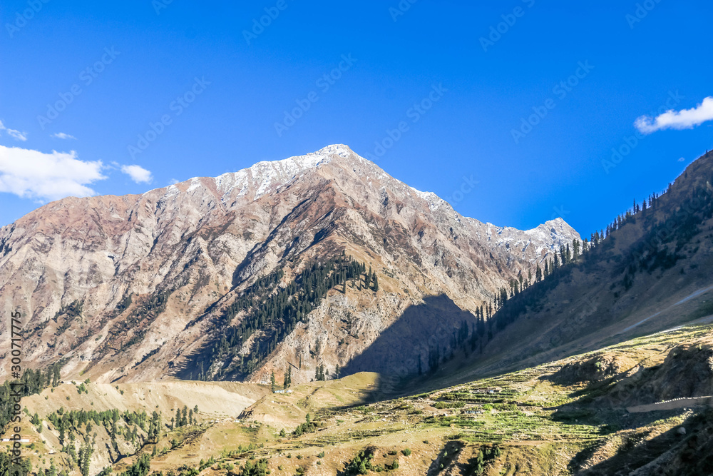 Beautiful view of mountainous in Naran Valley, Mansehra District, Khyber-Pakhtunkhwa, Northern Areas of Pakistan