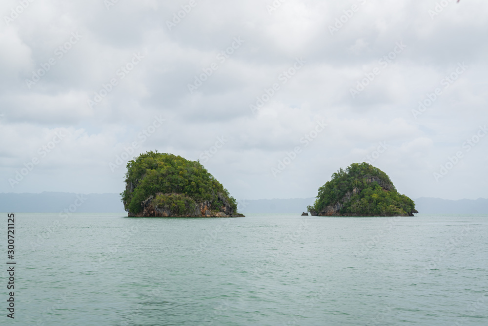 Small islets Los Haitises National Park
