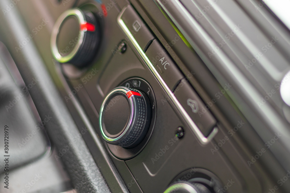 Obraz premium close-up. shallow depth of field. in the center is an air switch and an air conditioner.