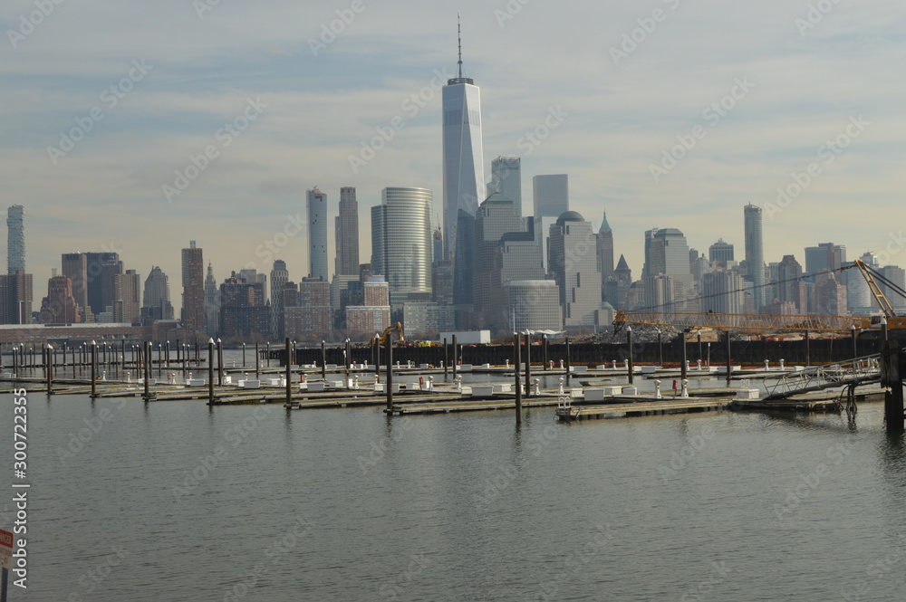 Naklejka premium New York Landscape from New Jersey