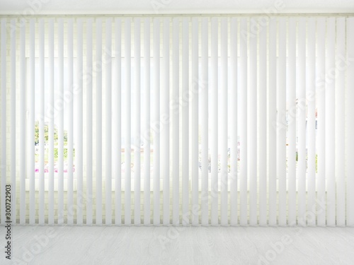 Quadro su tela vertical blinds scene