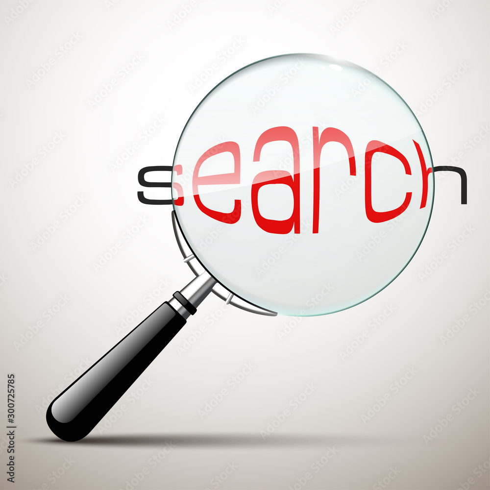 Innovative illustration 3d realistic loupe icon search isolated. Creative banner illustration search for answers to questions. modern design magnifying glass logo for Zoom And Tool black handle Innovative illustration 3d realistic loupe icon search isolated. Creative banner illustration search for answers to questions. modern design magnifying glass logo for Zoom And Tool black handle