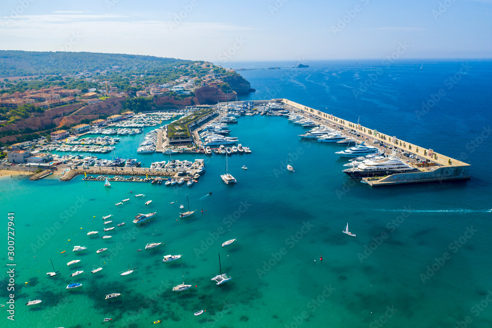the port of Adriano in Mallorca Spain