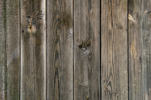 background, texture - plank fence from unpainted boards