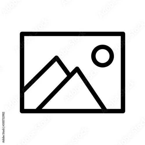 Gallery Icon With White Background