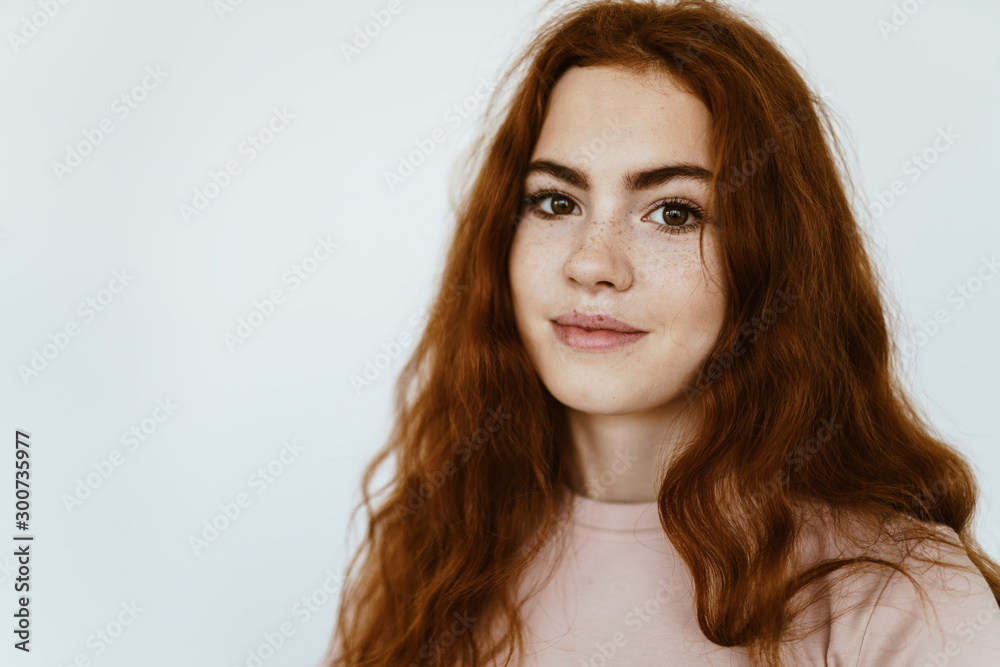 the studio is light gray. just a cute girl with a good look the studio is light gray. just a cute girl with a good look