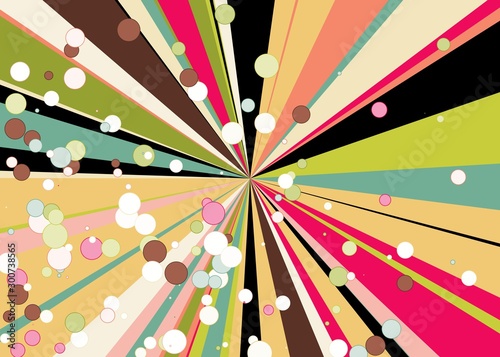 Colorful Lines Random Distribution Computational Generative Art background illustration
