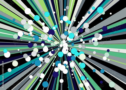 Colorful Lines Random Distribution Computational Generative Art background illustration