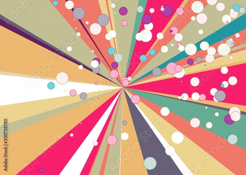 Colorful Lines Random Distribution Computational Generative Art background illustration