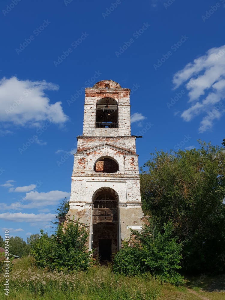 Russian abandoned Orthodox Church