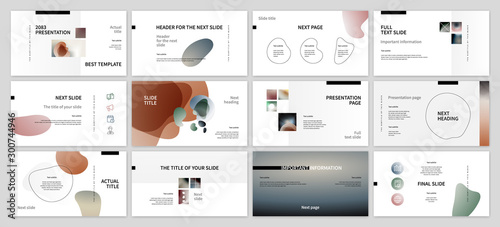 Presentation template design