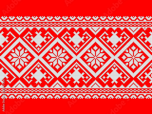 traditional textile seamless pattern