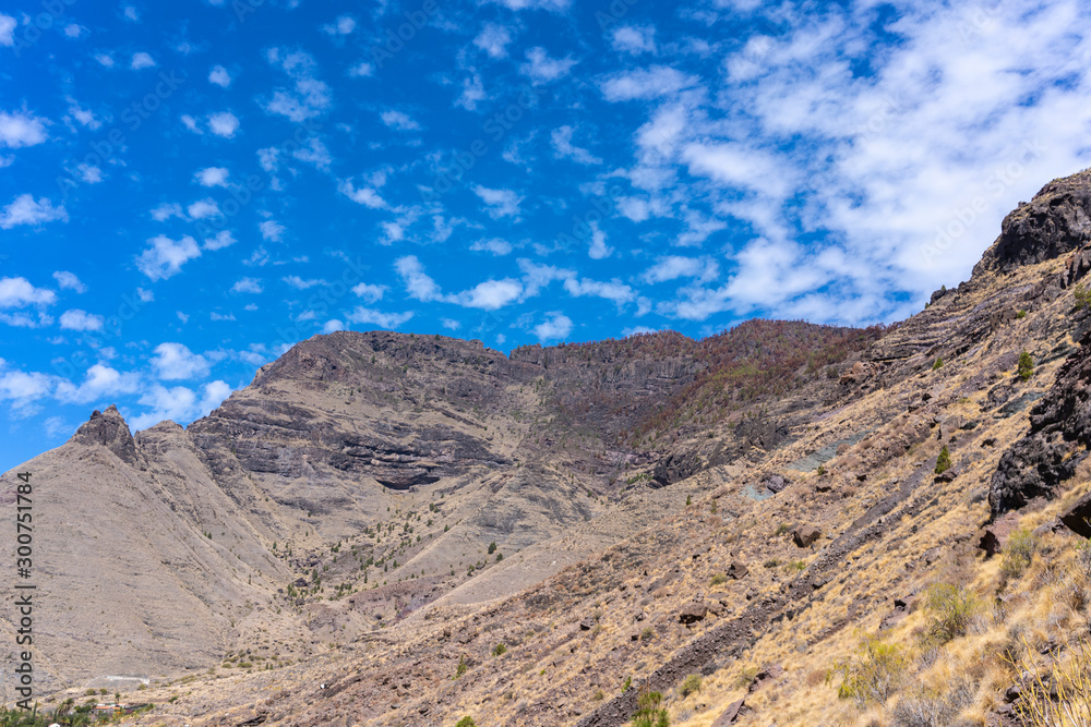 Volcanic landscape in Gran Canaria