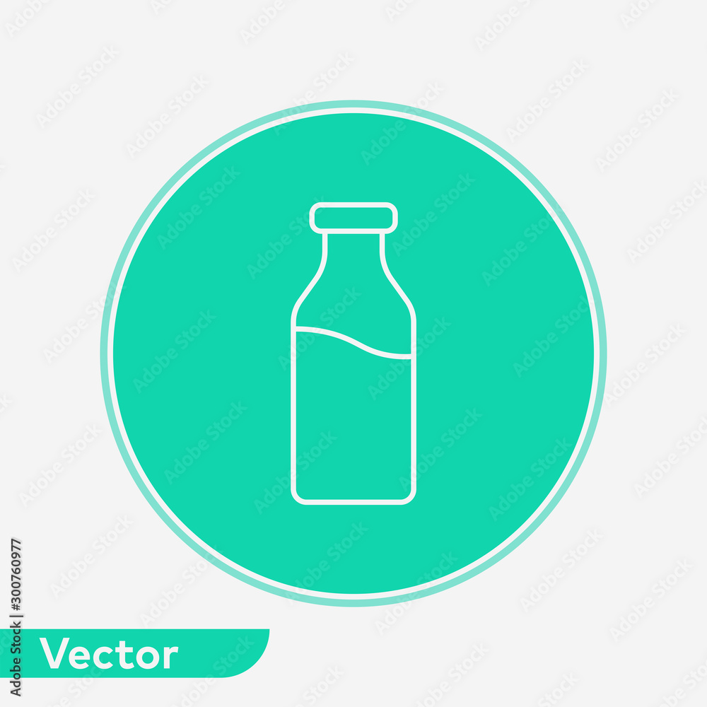 Milk vector icon sign symbol Milk vector icon sign symbol