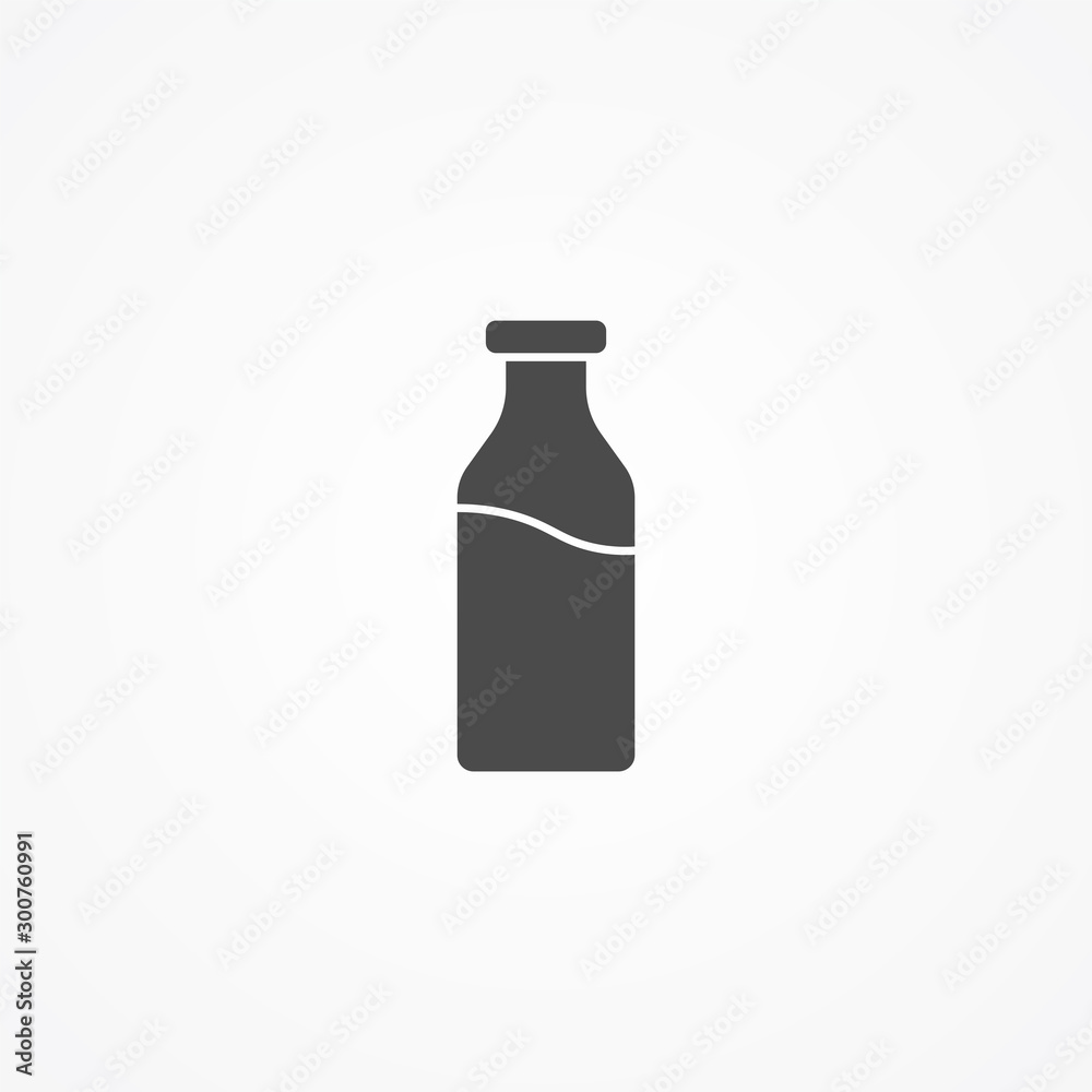 Milk vector icon sign symbol Milk vector icon sign symbol