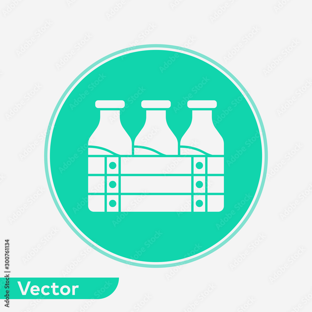 Milk vector icon sign symbol Milk vector icon sign symbol