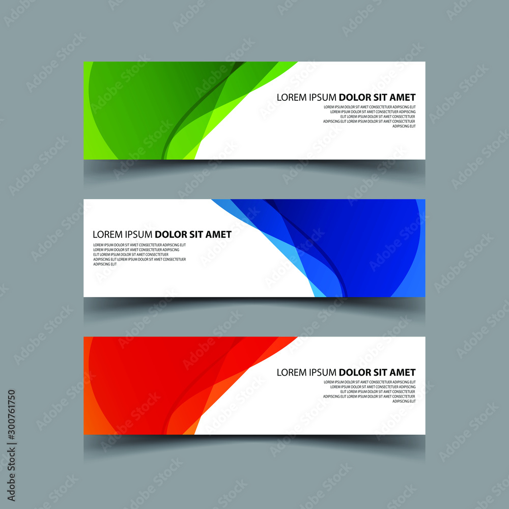 Vector Abstract design banner web template