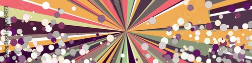 Colorful Lines Random Distribution Computational Generative Art background illustration