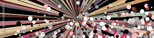 Colorful Lines Random Distribution Computational Generative Art background illustration