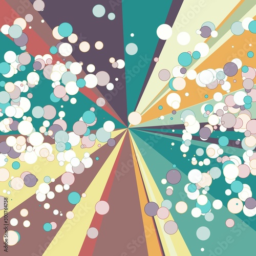 Colorful Lines Random Distribution Computational Generative Art background illustration