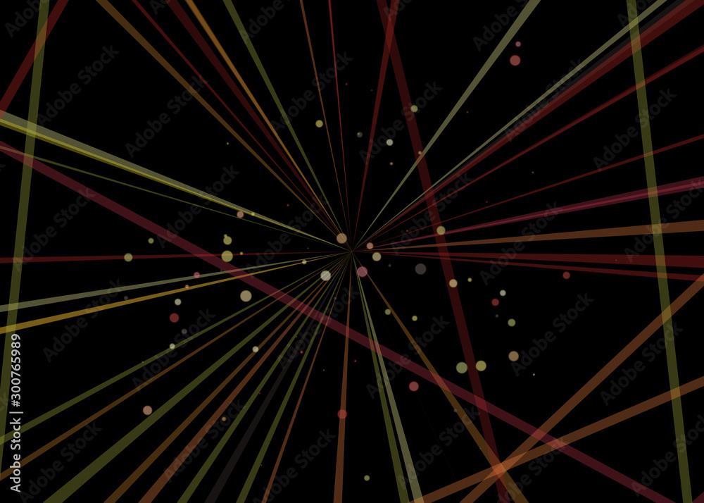 Obraz premium Colorful Lines Random Distribution Computational Generative Art background illustration