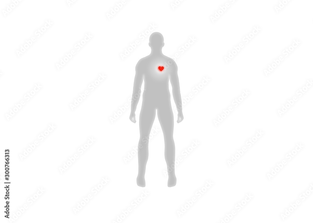 anatomy biology heart care love 3d man person illustration on white background heart attack illustration anatomy biology heart care love 3d man person illustration on white background heart attack illustration