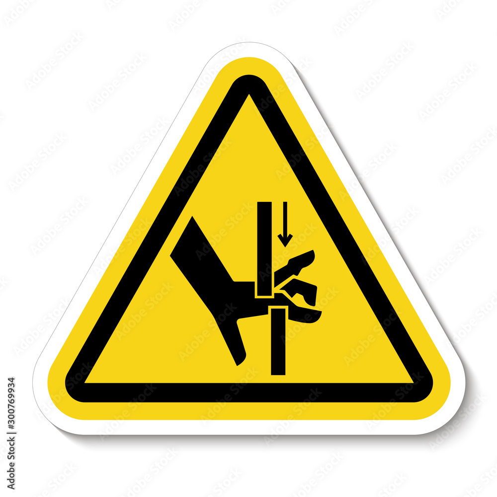 Hand Crush Moving Parts Symbol Sign, Vector Illustration, Isolate On White Background Label Hand Crush Moving Parts Symbol Sign, Vector Illustration, Isolate On White Background Label
