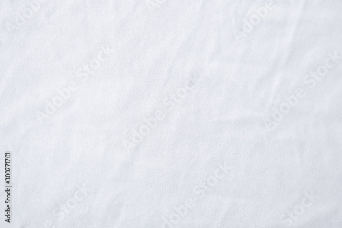 White crumpled cloth texture background. clean fabric texture background  wavy fabric.