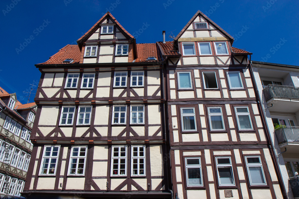 old historic houses in Hanover old town