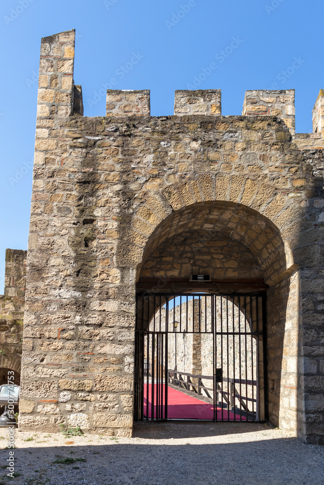 Smederevo Fortress at the coast of the Danube River, Serbia