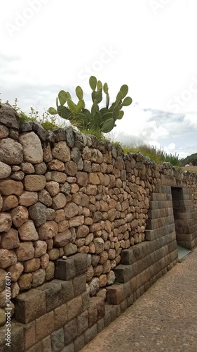 stone wall in peru