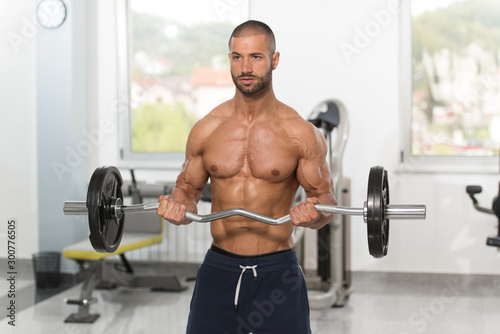 Biceps Exercise With Barbell