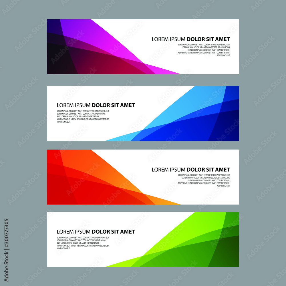 Fototapeta premium Vector Abstract design banner web templateVector Abstract design banner web templateVector Abstract design banner web template