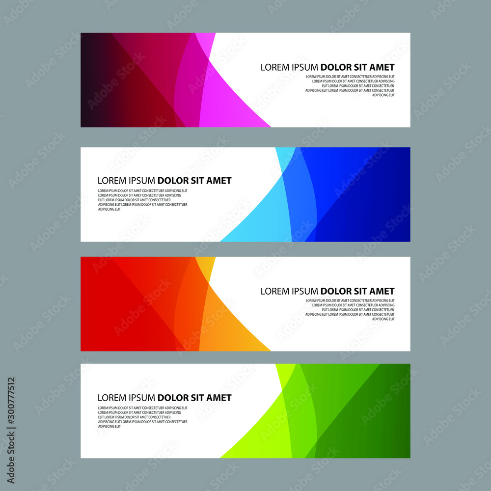 Naklejka premium Vector Abstract design banner web templateVector Abstract design banner web templateVector Abstract design banner web template