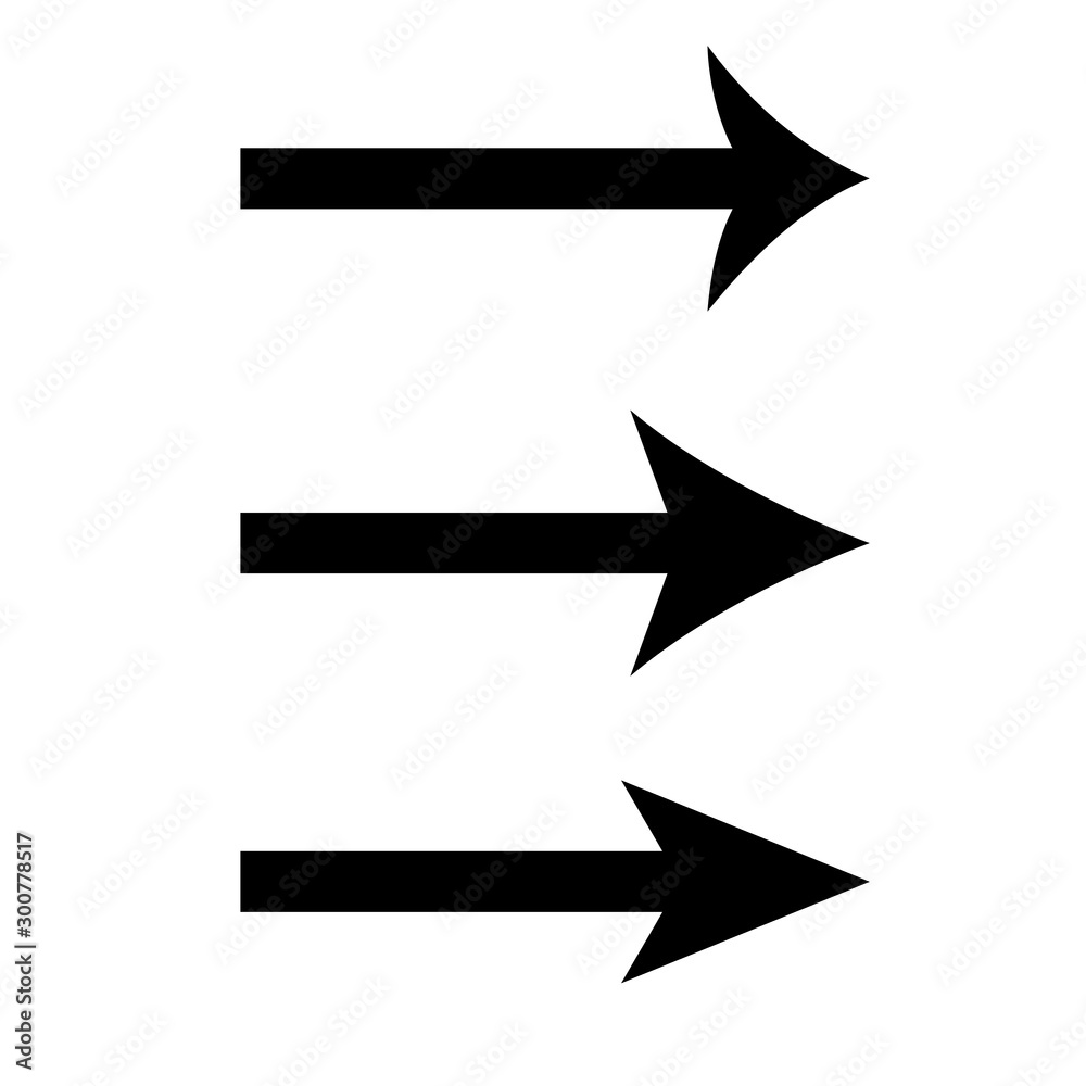 Black Arrow icon set vector illustration. Flat and modern cursor and arrows collection, next web page objects for design. Concept digital interface symbol isolated on white background Black Arrow icon set vector illustration. Flat and modern cursor and arrows collection, next web page objects for design. Concept digital interface symbol isolated on white background