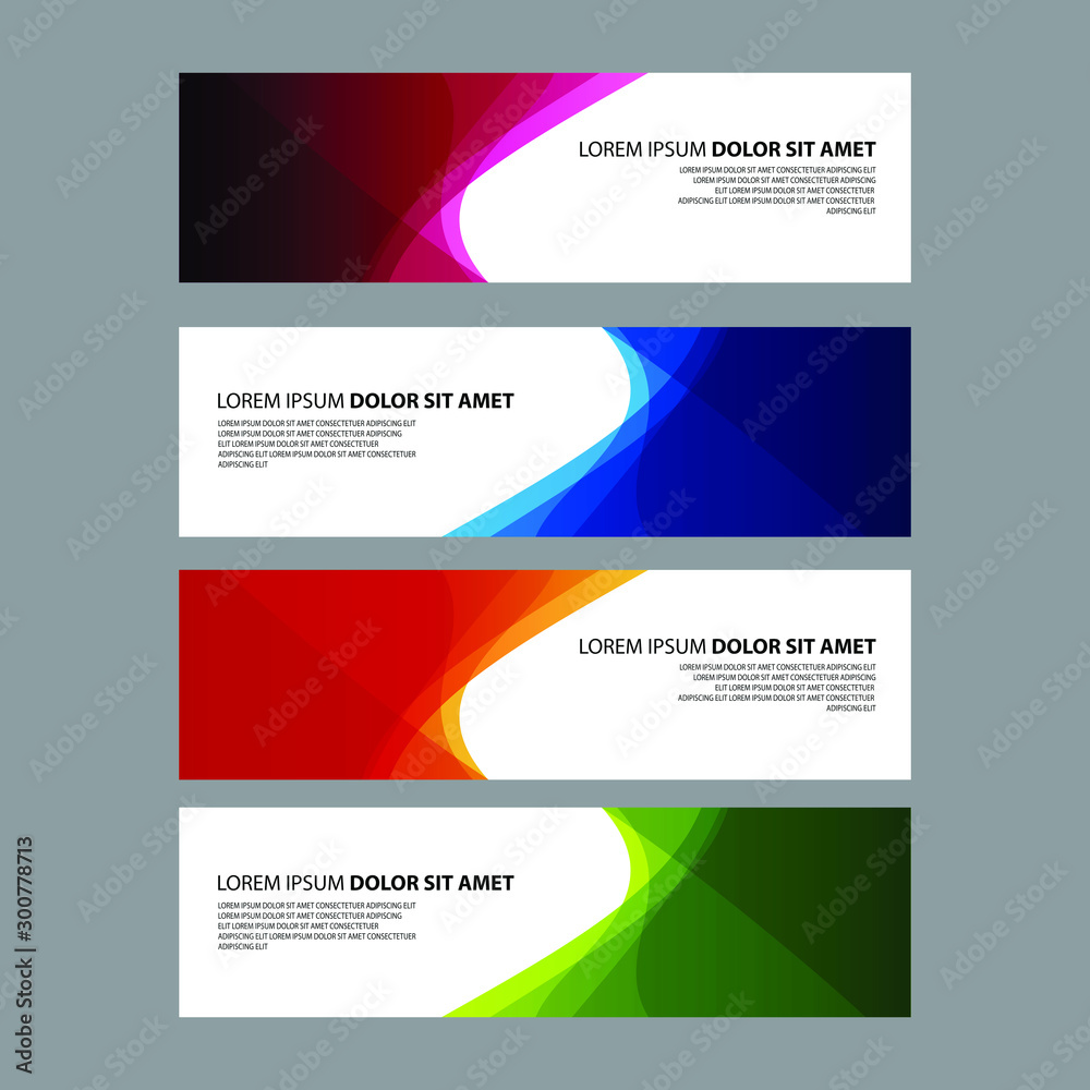 Fototapeta premium Vector Abstract design banner web templateVector Abstract design banner web templateVector Abstract design banner web template