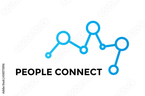 Creative mind icons, human brain, human head, people symbol, connections,  vector logo