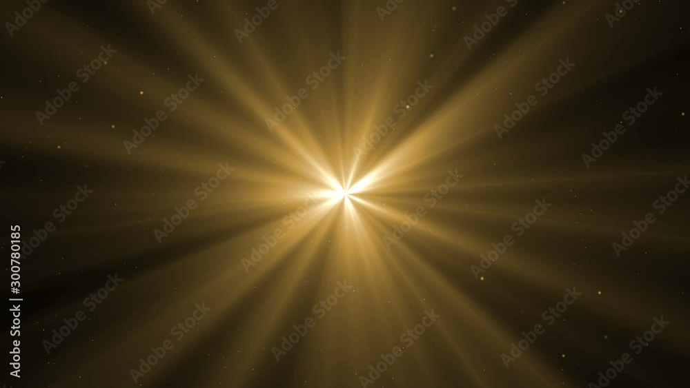 Intro. 4k. Explosion backdrop. Merry Christmas background. Animated exploding particles. Xmas lights. Glittering stars. Gold color. 3840x2160