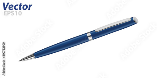 Automatic ball pen in the vector.